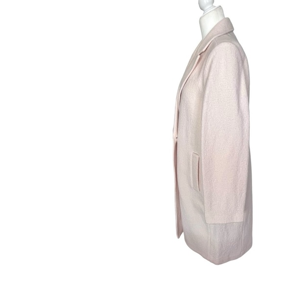 J.Crew Daphne Topcoat in Italian Boiled Wool in Cream Color Size 12 - Picture 11 of 13